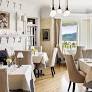Interior of dining room at Slate Restaurant in Blair Hill Inn,     Greenville, Maine - Moosehead Lake