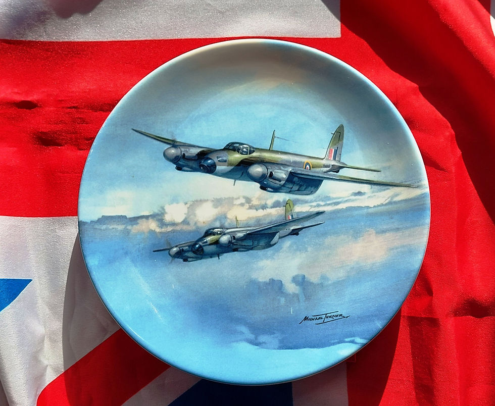 "Out on Exercise" Commemorative RAF Plate
