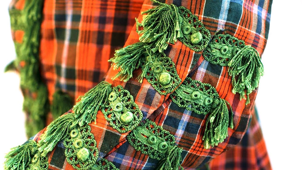 Sir John Hynde Cotton tartan suit, from National Museums Scotland