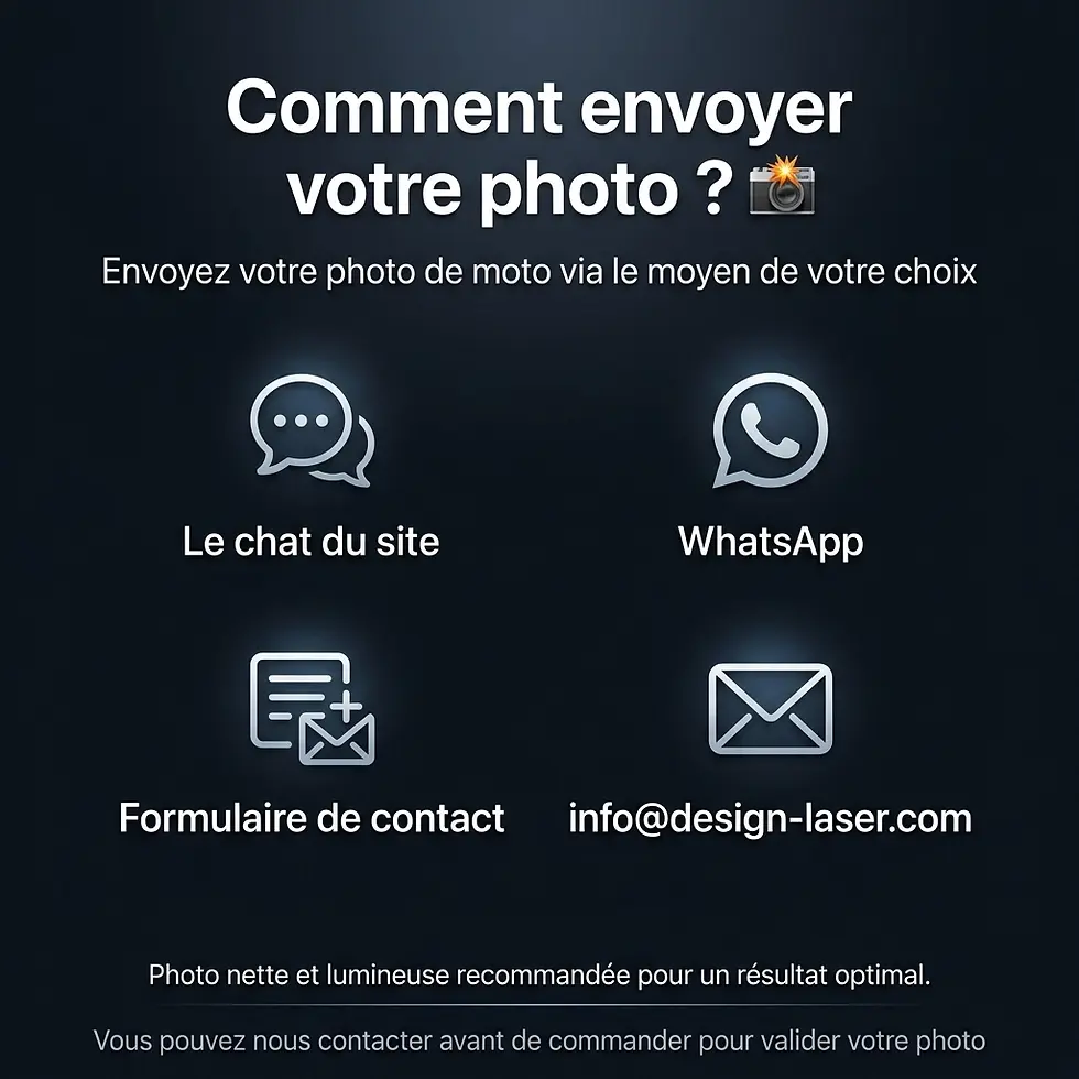 Miniature : Lampe LED Moto Personnalisée à partir de votre Photo – Style Line Art