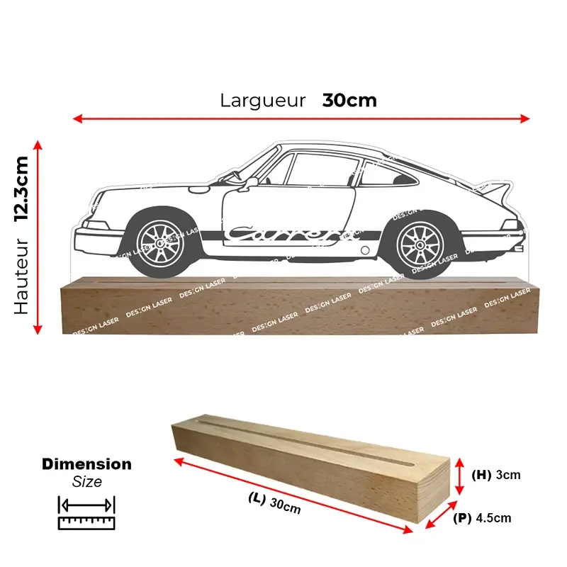 Porsche 911 carrera | Cadeau Porsche Unique | Décoration Porsche