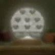 Veilleuse LED arbre de vie 8 prénoms gravée. Socle bois massif. Idée cadeau famille et arbre généalogique décoratif