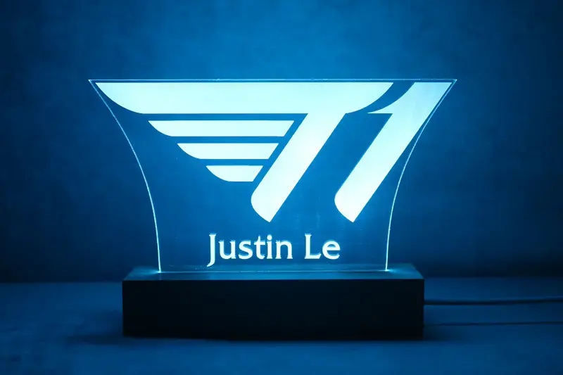 Lampe t1 league of legends | idée cadeau gamer | lampe gaming | veilleuse 3d