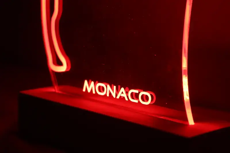Miniature : Lampe Circuit de Monaco | Cadeau fan de F1