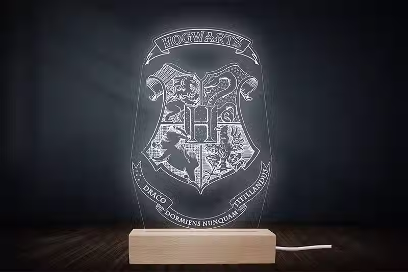 Lampe veilleuse Harry Potter Poudlard | cadeau fan harry potter