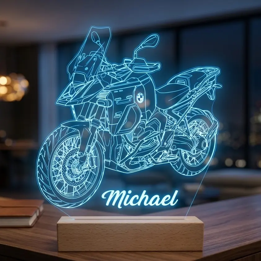 Miniature : Lampe LED BMW R1300GS Personnalisée | Cadeau Motard