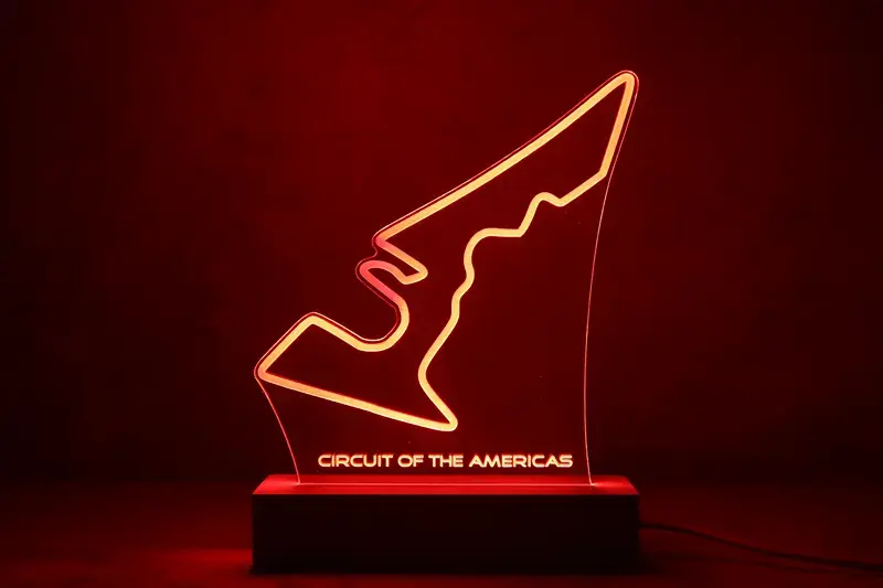 lampe Circuit of the Americas - f1 circuit - lampe de bureau