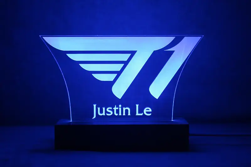 Lampe t1 league of legends | idée cadeau gamer | lampe gaming | veilleuse 3d