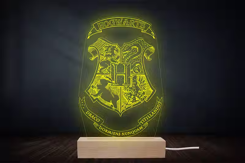 Lampe veilleuse Harry Potter Poudlard | cadeau fan harry potter