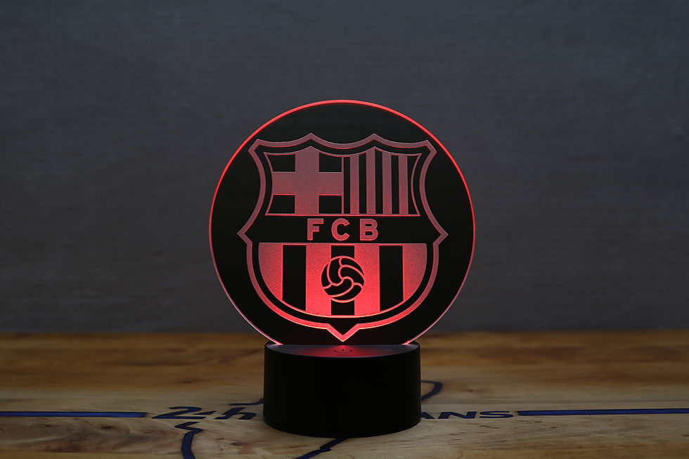 Miniature : Lampe FC Barcelone - logo fc barcelone
