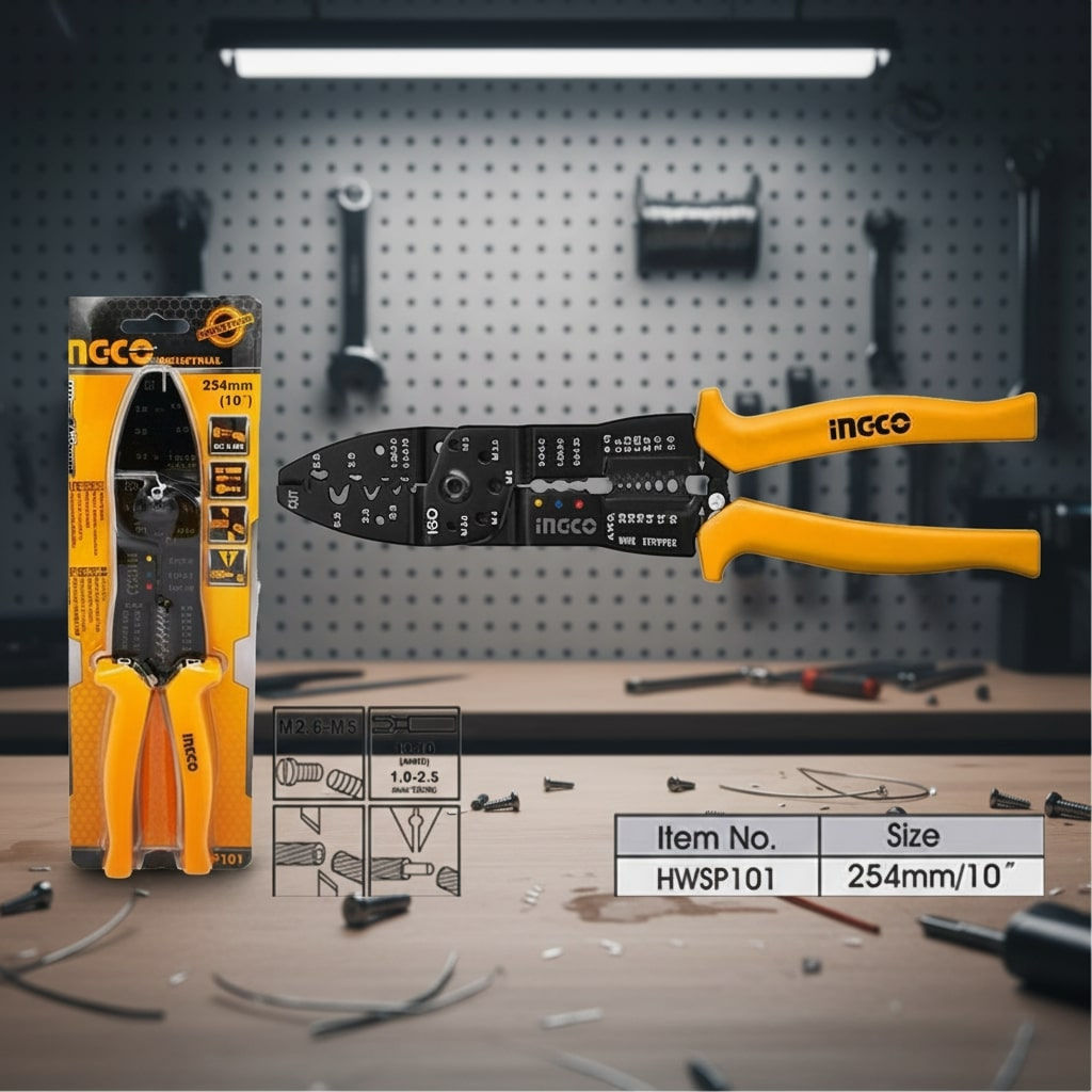 Ingco Klešta za krimpovanje 10” HWSP101