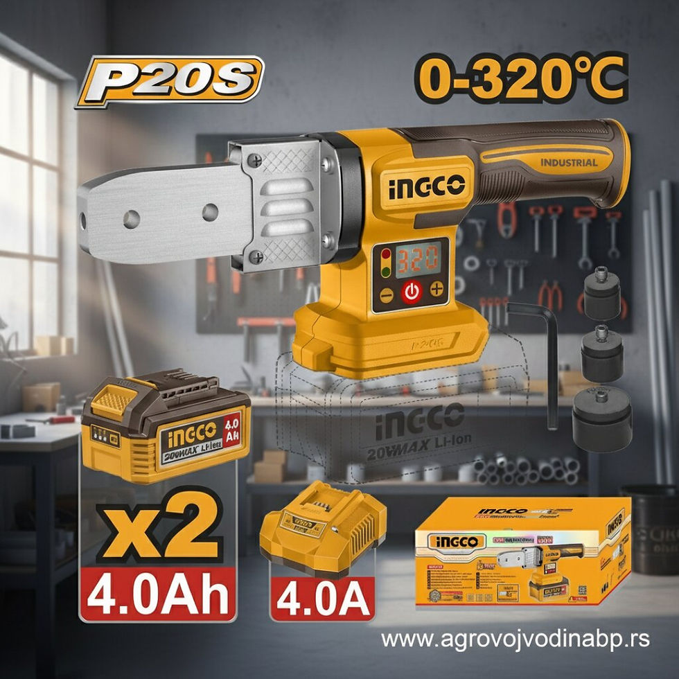 Ingco Aku pegla za plastične cevi PTWTLI20182