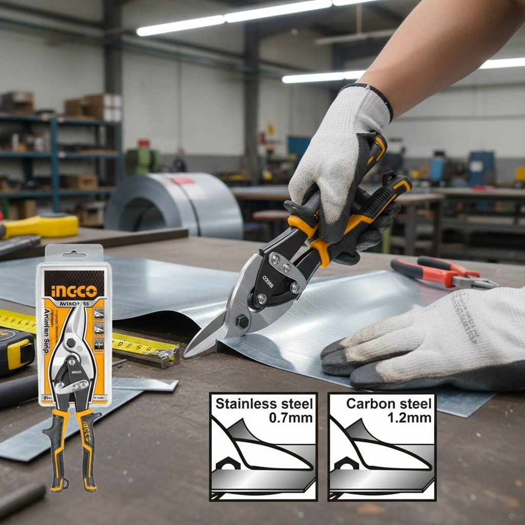 Ingco Makaze za lim leve HTSN0110L