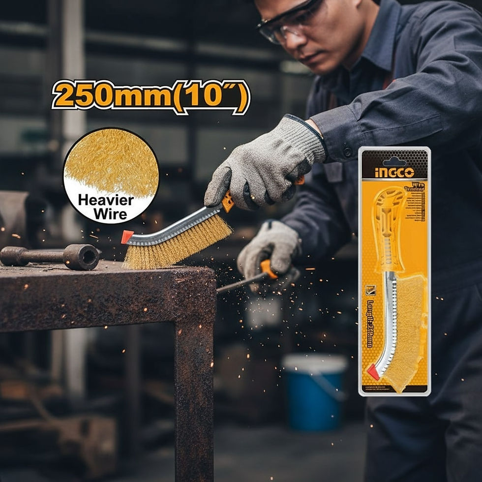 Thumbnail: Ingco Čelična četka 250mm HWB02250