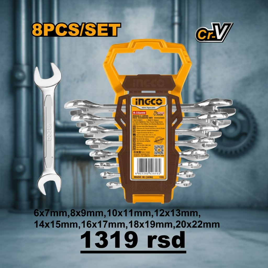 Ingco Set kombinovanih ključeva HKSPA1088-I