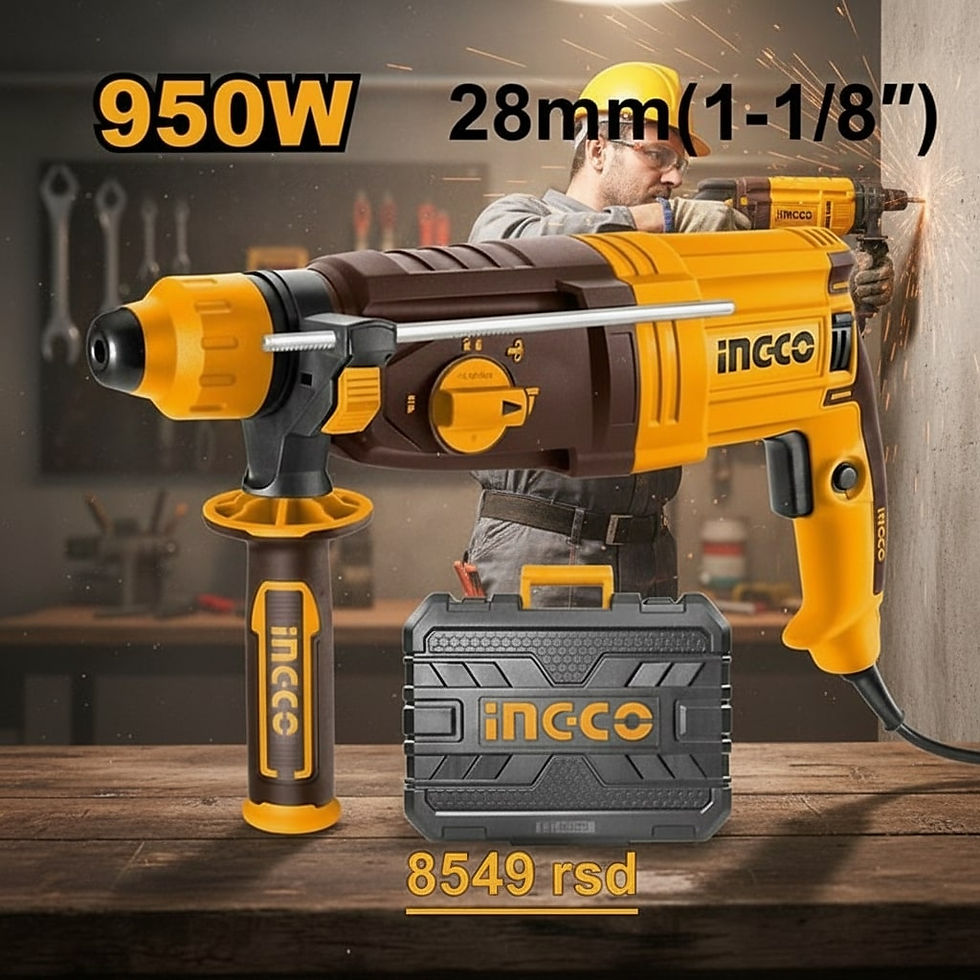 Ingco Udarna bušilica - Čekić 950W RGH9528