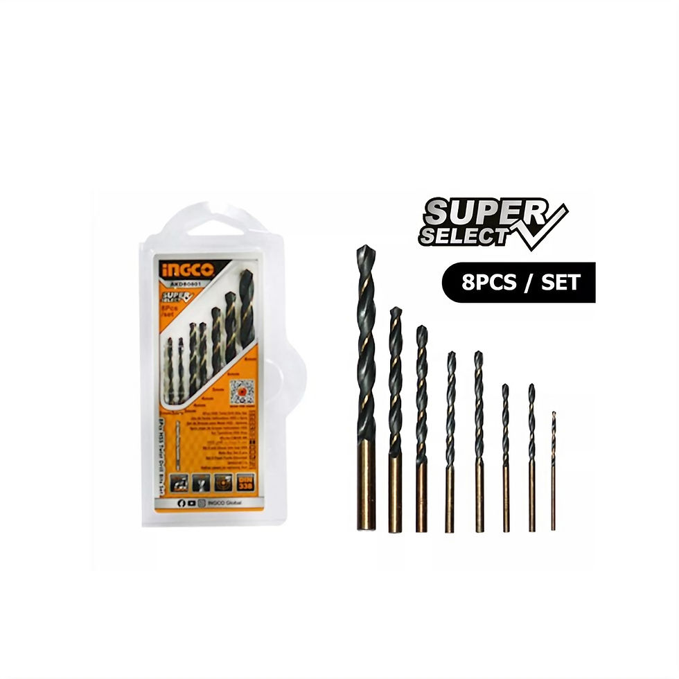 Thumbnail: Ingco Set HSS burgija  za metal 8/1 AKDB0801