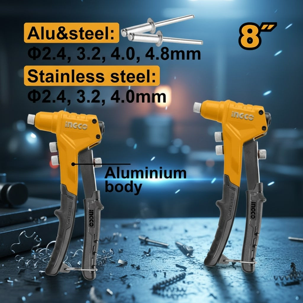 Ingco Klešta za pop nitne 2.4-4.8mm HR081