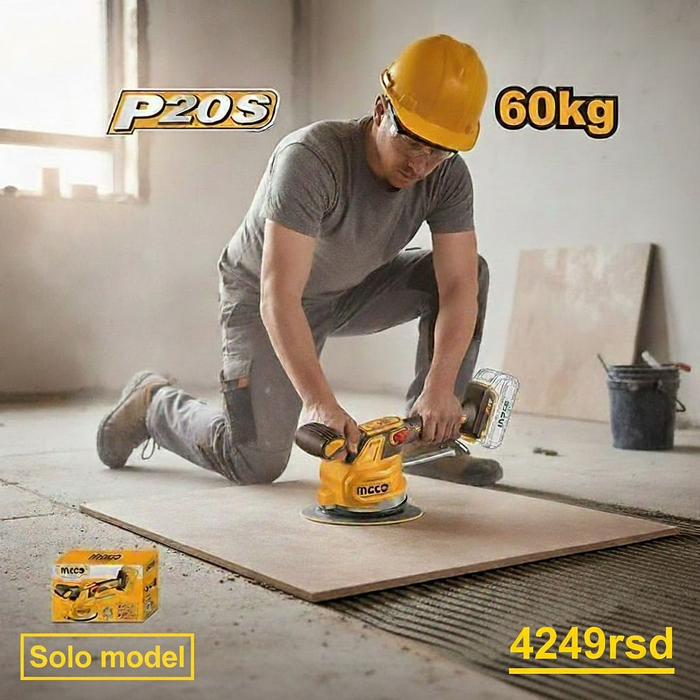 Ingco Aku vibracioni vakumski pištolj za keramiku CTVLI2001