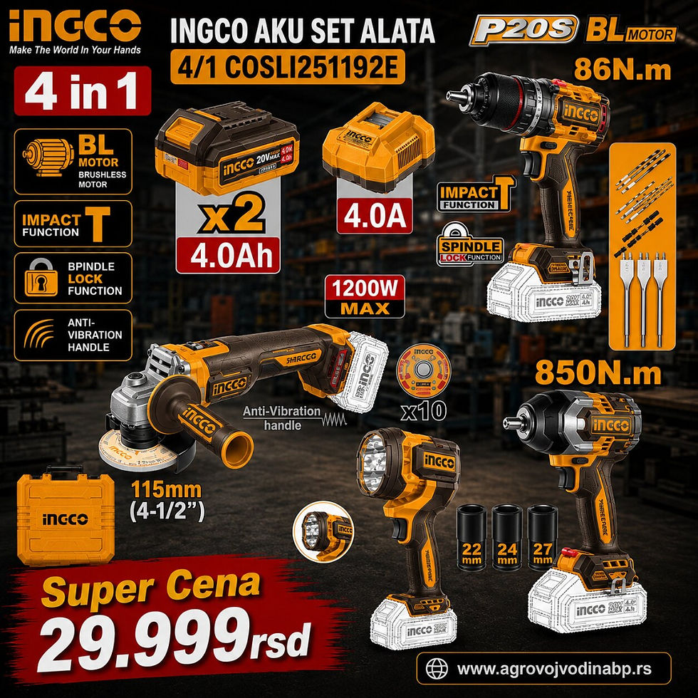 Ingco Aku set alata 4/1 COSLI251192E
