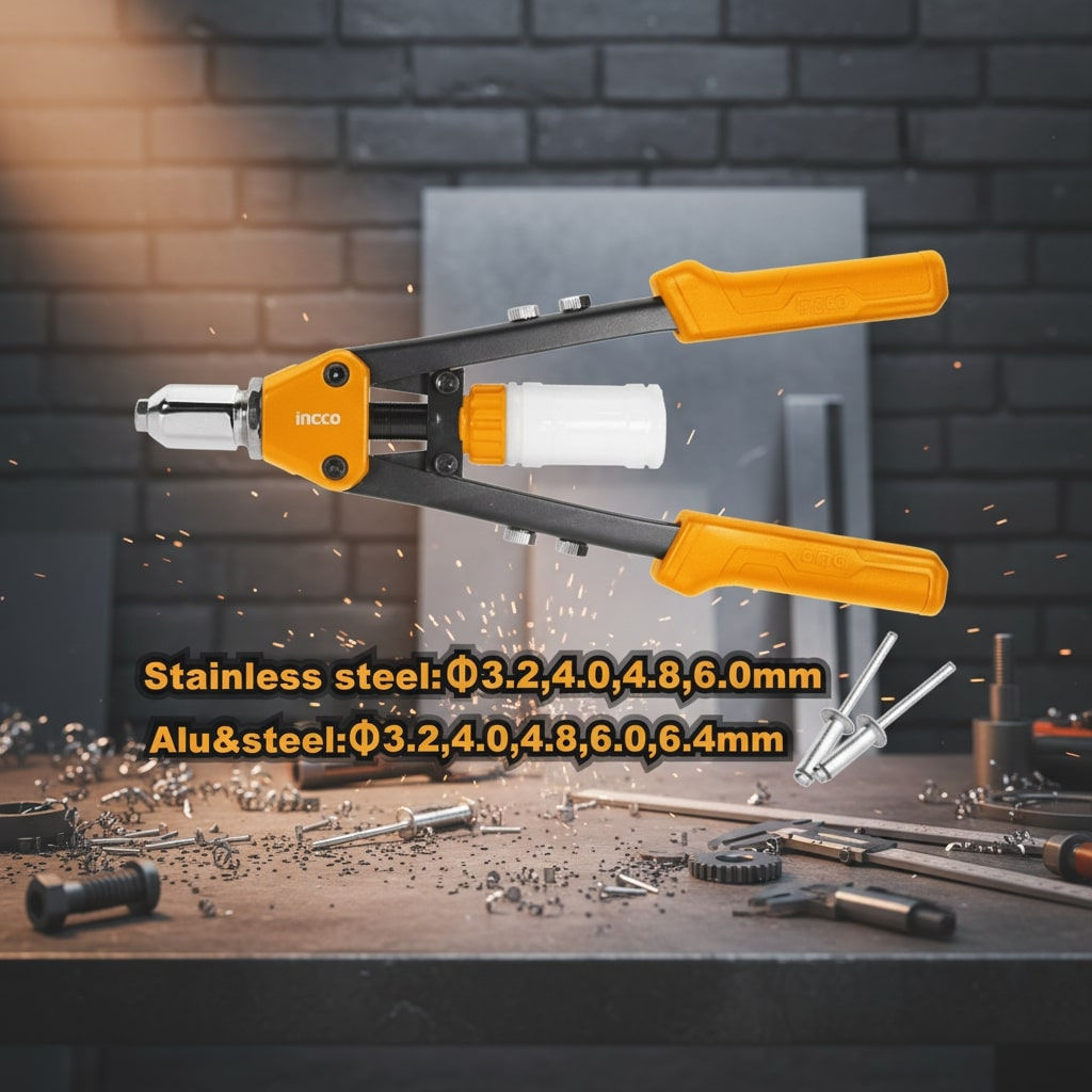 Ingco Klešta za pop nitne 3.2-6.4mm HR131