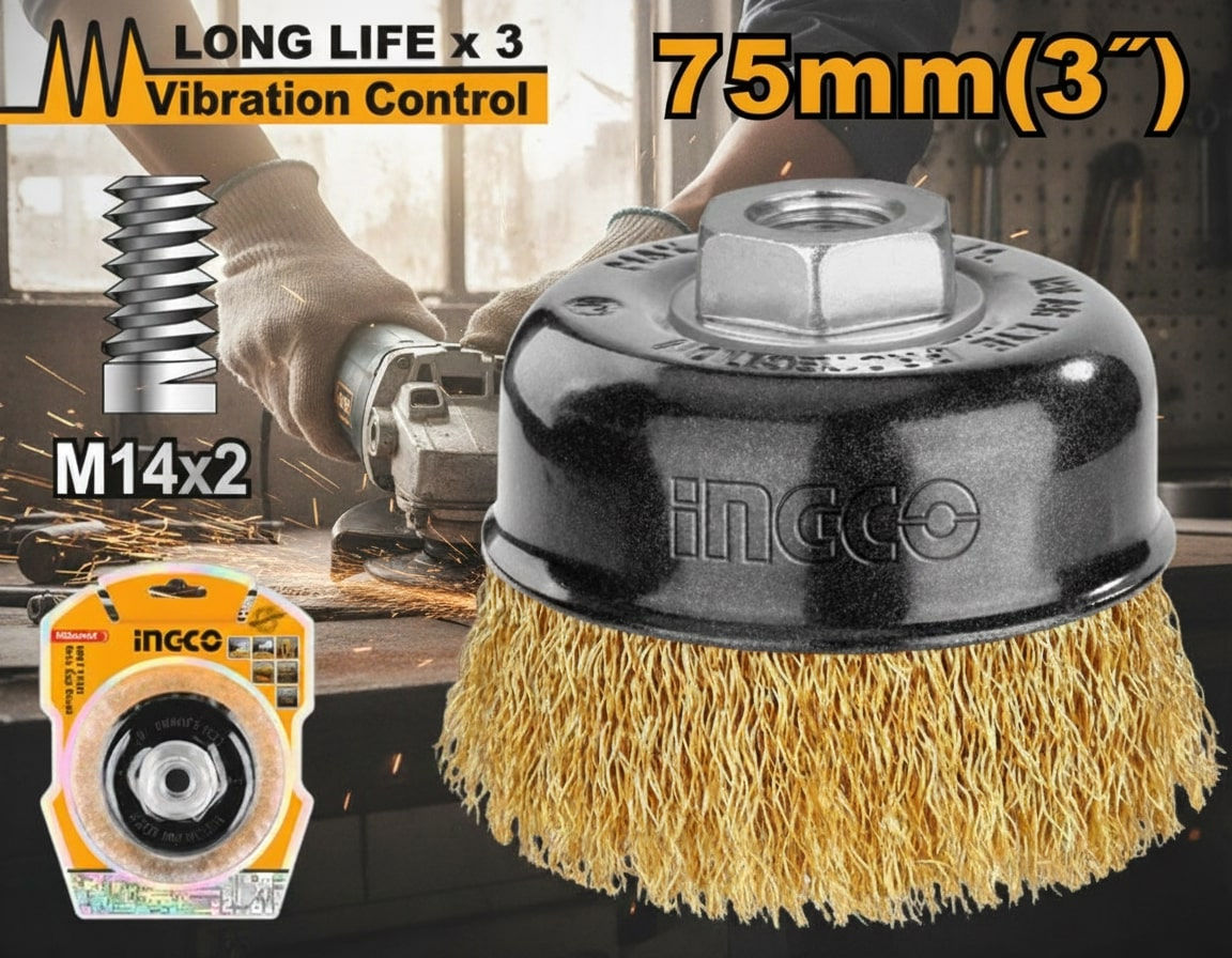 Ingco Žičana četka 75mm WB10755