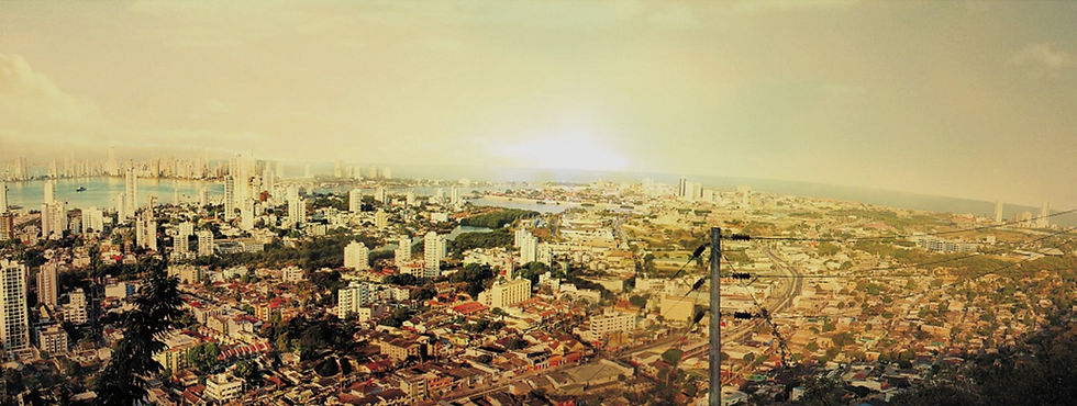 View of Cartagena from Letra Caribe Language School