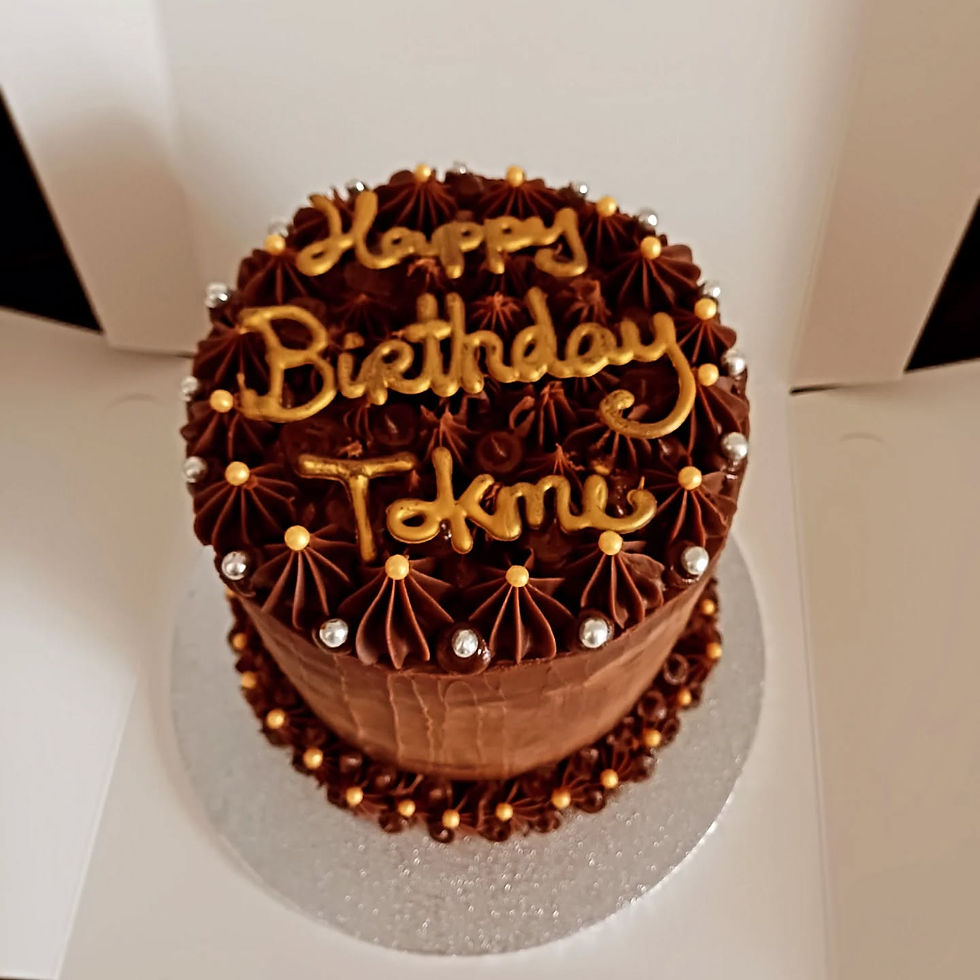 Thumbnail: Chocolate Layer cake 6 inch 8-10 slices