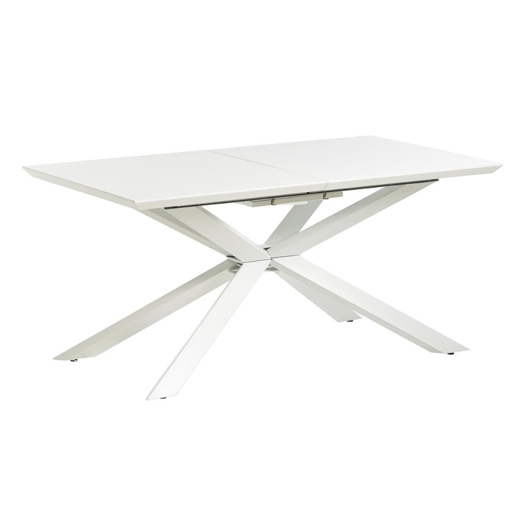 Mesa de comedor extensible 160-200 x 90 x 76 cm