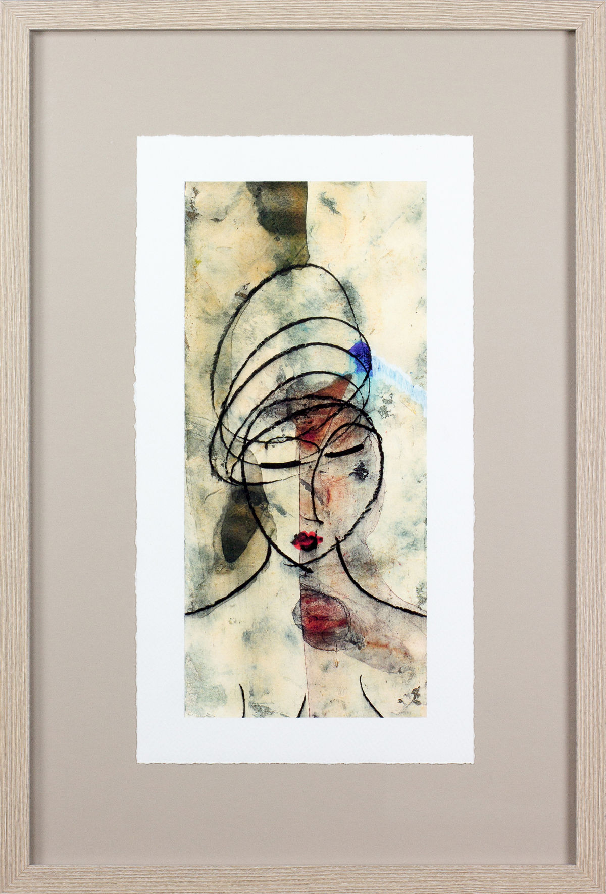 Serie 3 cuadros Rostros Alexander 38x56