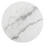 Miniatura: Mesa auxiliar oro/mármol blanco (set de 2) 43 x 43 x 49,70 cm
