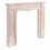 Miniatura: Frente de Chimenea en madera Blanco Natural 119 X 21 X 102 CM