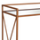 Miniatura: Camarera oro/cristal 65 x 32 x 80 cm