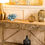 Miniatura: Consola oro viejo/madera 120*33*78cm