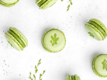 Matcha Apple Lime Macarons