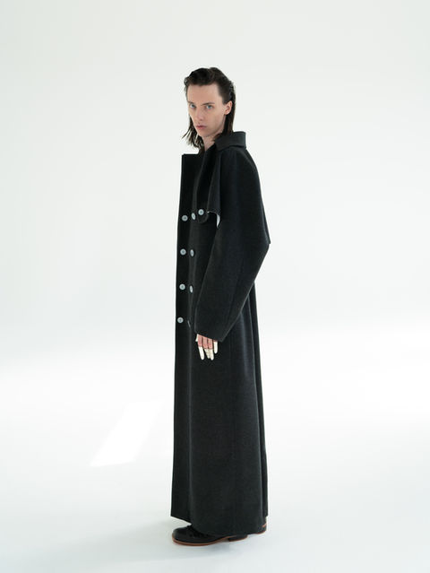 LÙCHEN_SS22_LOOK_17 DRAPED SCARF DRESS
