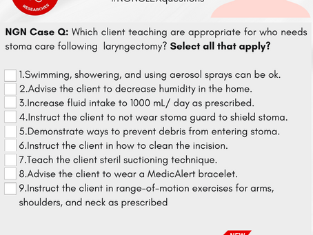 📌NGNclex Questions - 14.07.2023 -