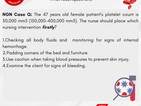 📌NGNclex Questions - 14.07.2023