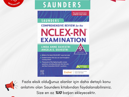 📌NGN NCLEX-RN Sınav Tavsiyeleri - 3