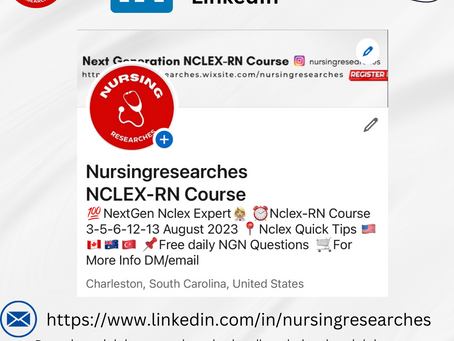 LinkedIn nursingresearches