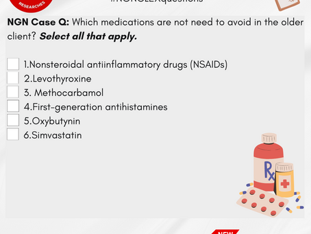 📌NGNclex Questions - 16.07.2023