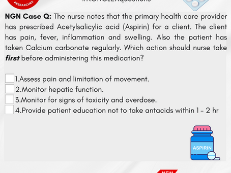 📌NGNclex Questions - 19.07.2023