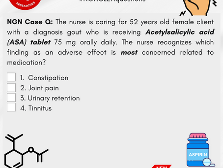 📌NGNclex Questions - 25.07.2023