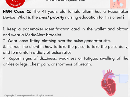 NGNclex Questions - 29.06.2023