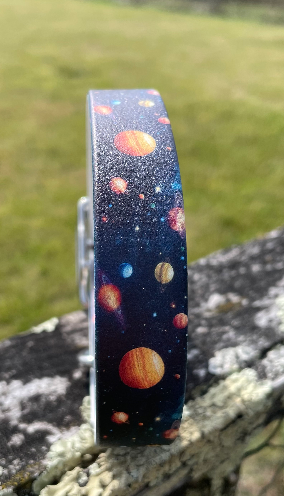 Miniature : Collier réglable en biothane imprimée - 2 largeurs - Espace