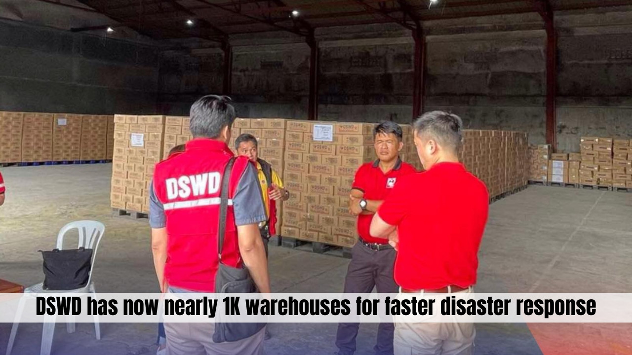 Dswd Racks DSWD has now nearly 1K warehouses for faster disaster response