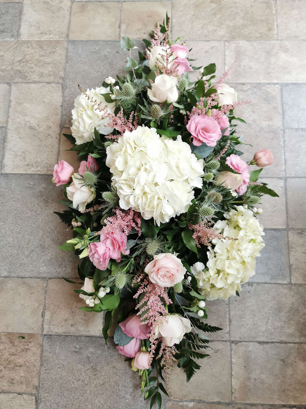 Thumbnail: Double Ended Casket Spray - Mixed Flower