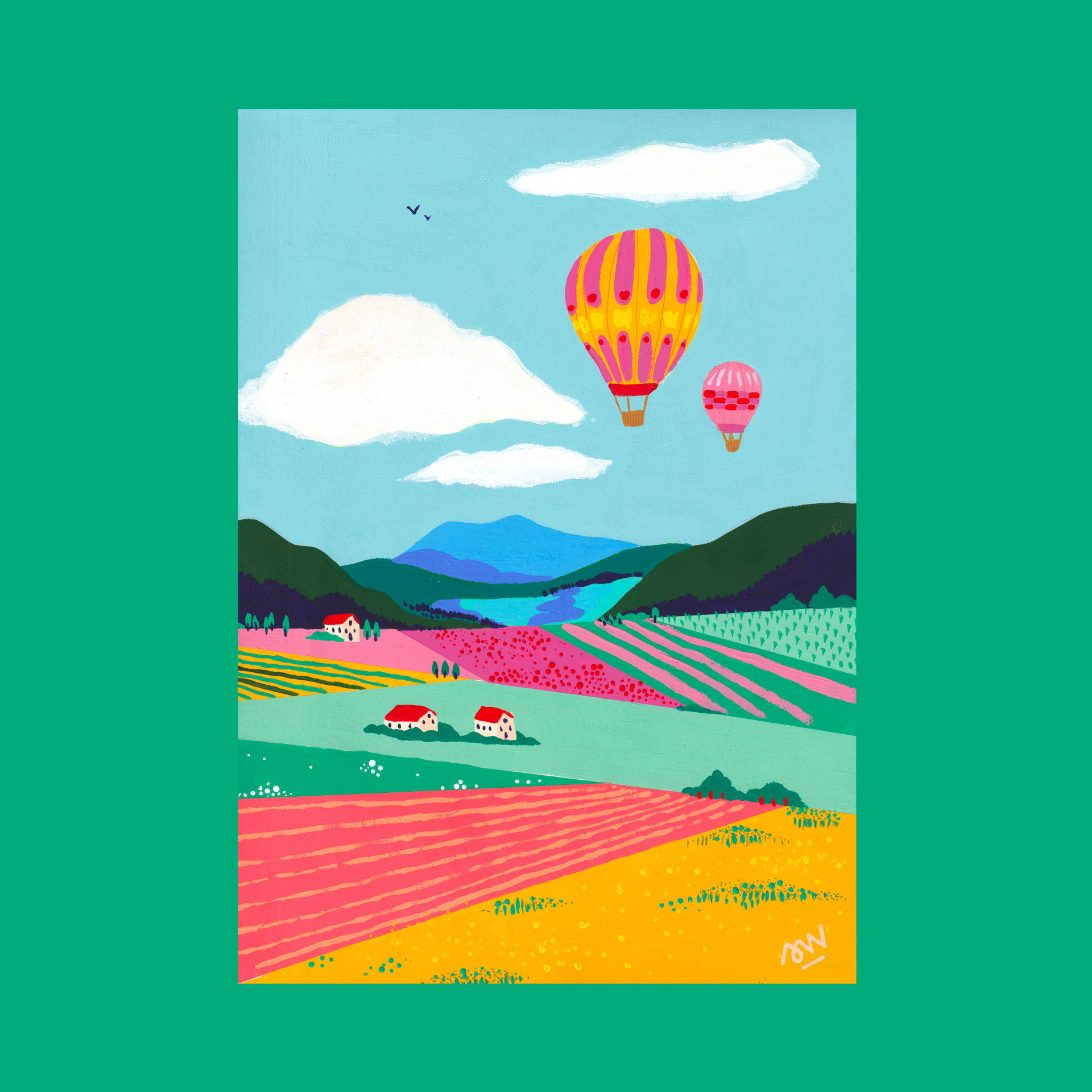 Illustration affiche Tirage d'art réalisé par MARY NAUDIN