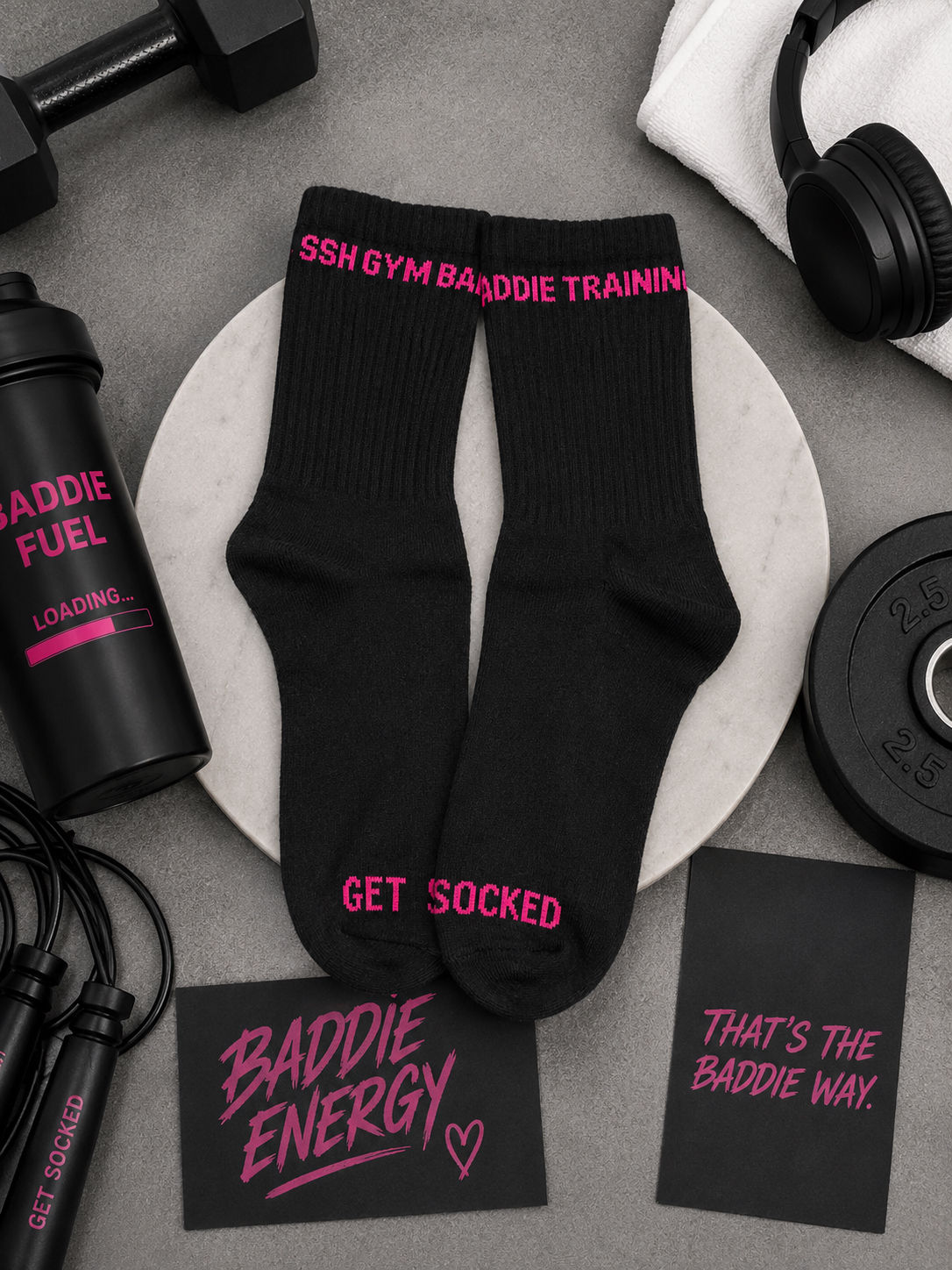 Gym Baddie - Gym Socks