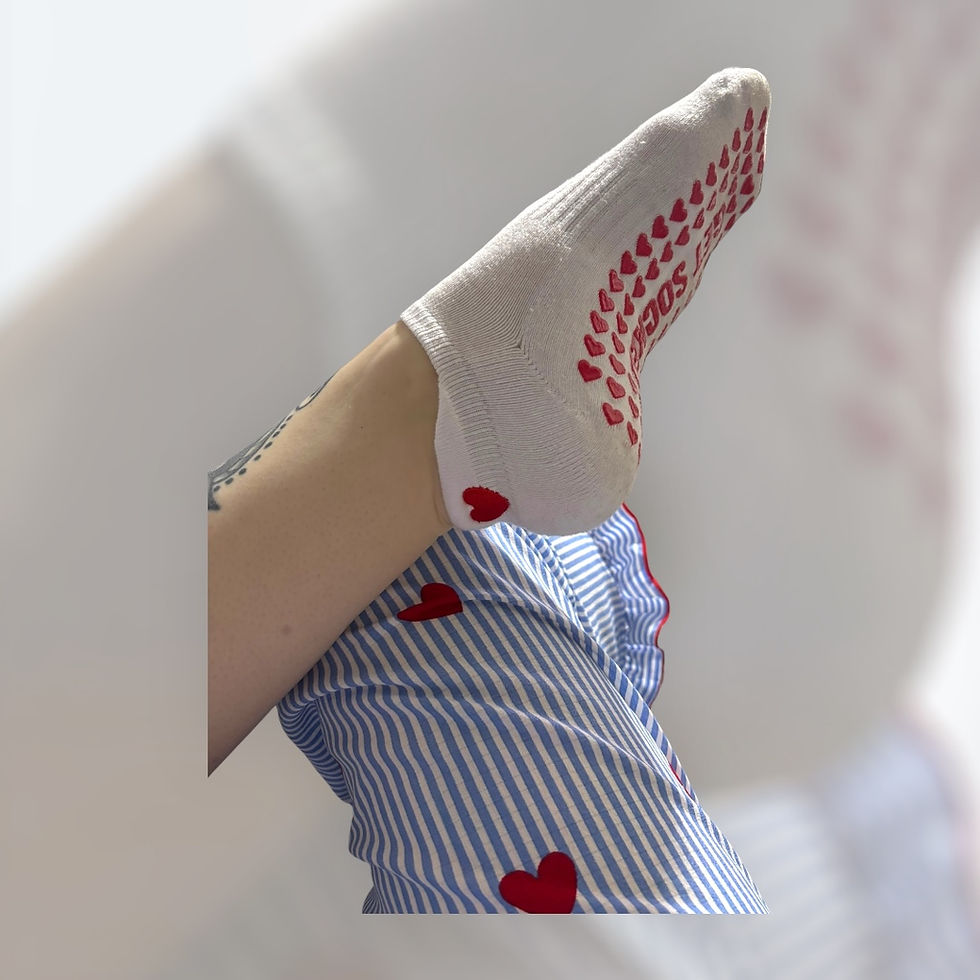 Thumbnail: Limited Love Drop “Heart Throb” Grip Socks 